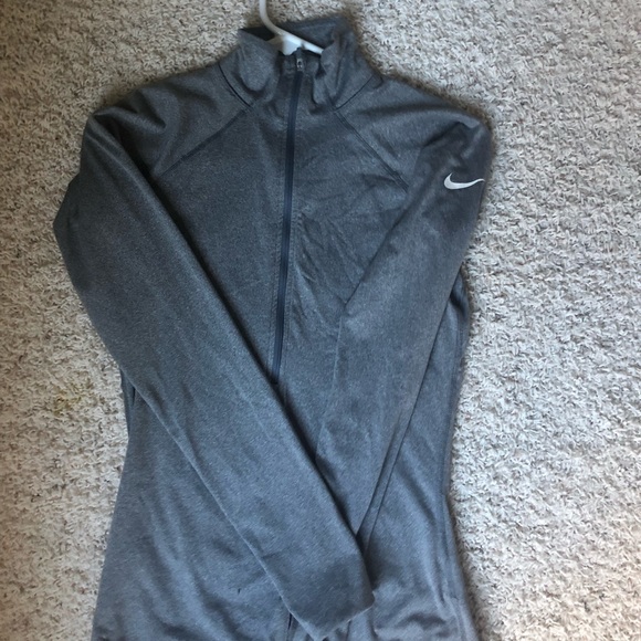 Grey Nike Quarter Zip - Picture 1 of 1